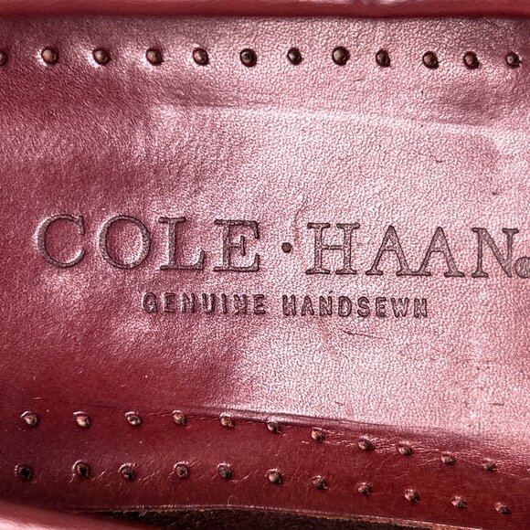 Cole Haan Kiltie Loafers Mens Size 11M Brown Leather Dress Work Formal Tassel - Picture 10 of 11